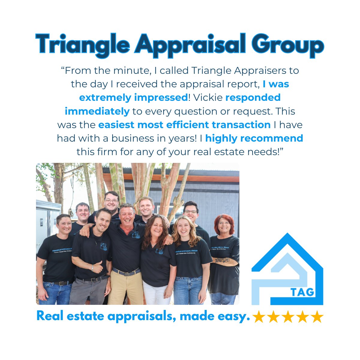 Welcoming a new associate sponsor for the #CocaCola600! 🏁 TriangleAppraisalGroup.com is your go-to for hassle-free home appraisals. 'Serving the Queen City with speed and accuracy, our process is just 5 days from start to finish. TAG US IN!' #NASCAR