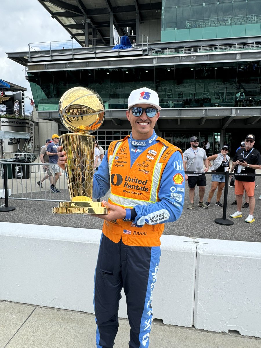 It’s Pacers + Racers here in Indy! @NBA • @GrahamRahal