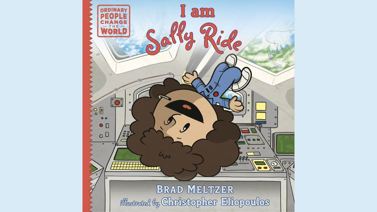 America's 1st woman in space is the focus of the next book in the “Ordinary People Change the World' biography series for kids by bestselling author @bradmeltzer & illustrator @ChrisEliopoulos. “I am Sally Ride' is coming in Feb 2025 and can be preordered: go.ucsd.edu/3QTZJyM