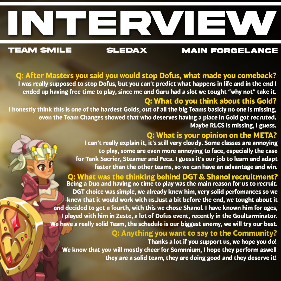 Interview with <a href="/Sledax/">Sledax</a> from SMILE 🎙️

"We have a really solid team (..) schedule is our biggest enemy"