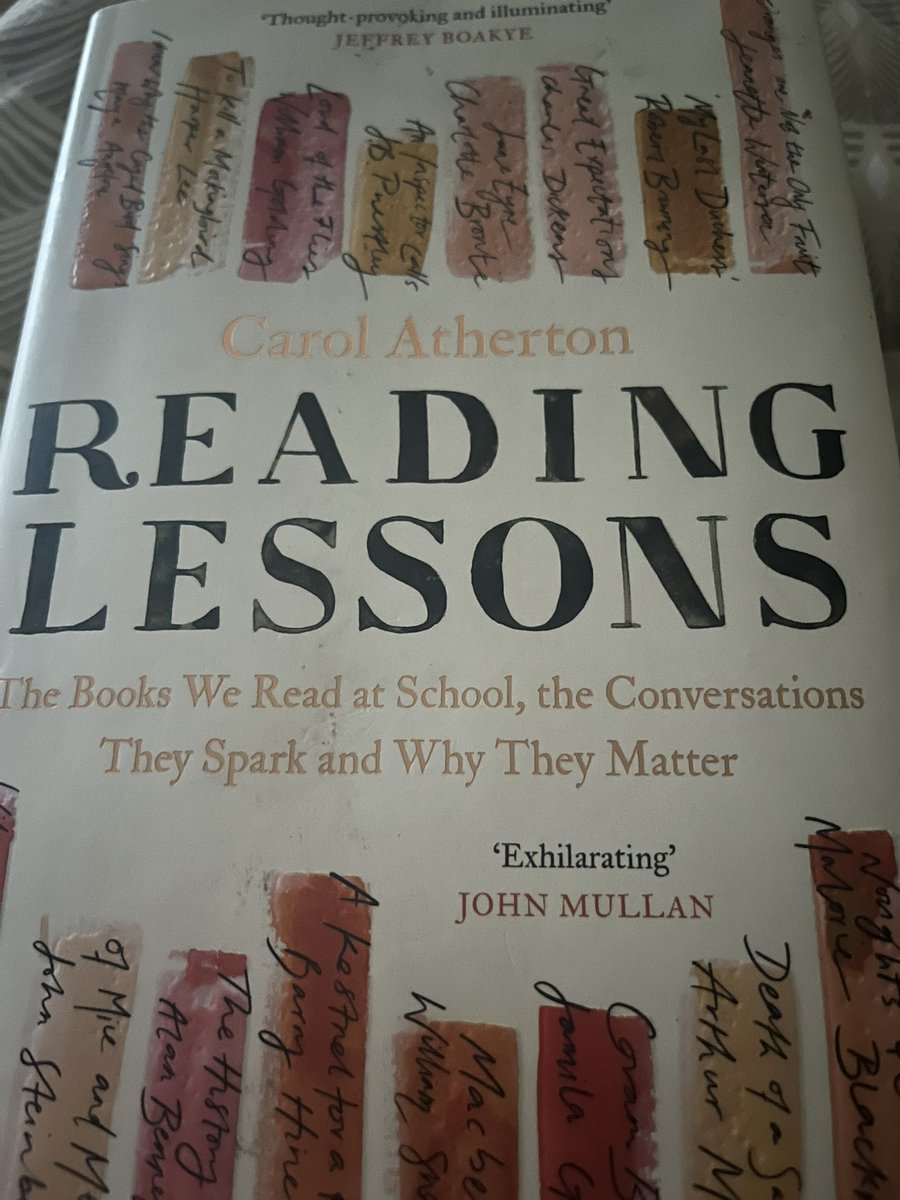Just finished this amazing book by <a href="/CarolAtherton8/">Carol Atherton</a> and I think it should be on prescription for English teachers everywhere.