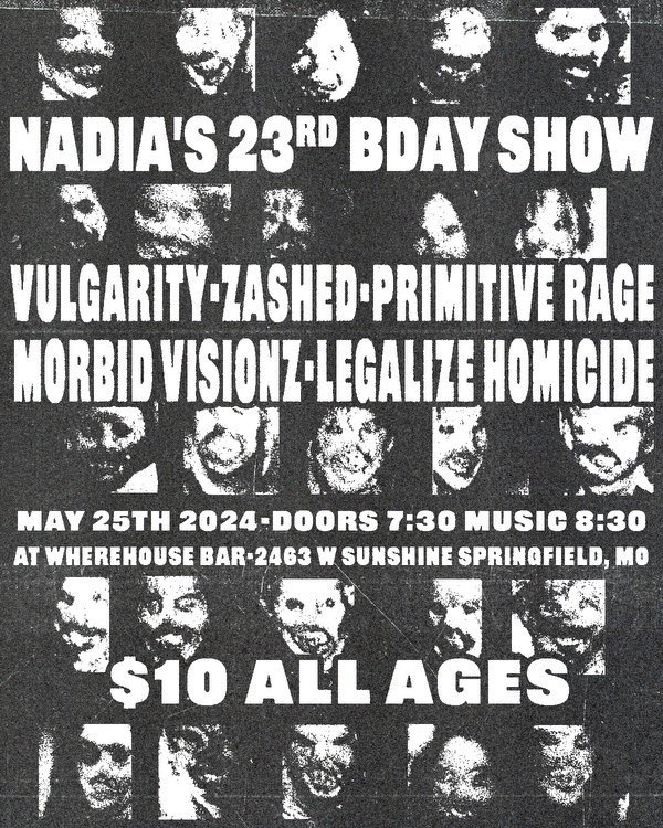 terminalnation's tweet photo. We got homies playin in Springfield, MO tonight. If you’re nearby, go. https://t.co/xnEM4OAJSs