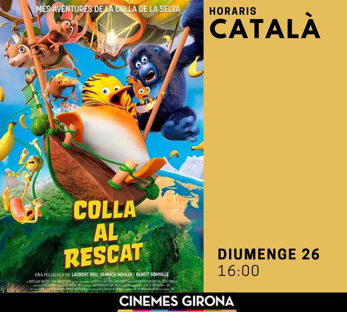 Demà, sessió relaxada, oberta a tothom però adaptada a les necessitats de les persones autistes. @AprenemAutisme @inclusfestival @DoblatgeCatala @cat_cine cinemesgirona.cat/pandilla-al-re…