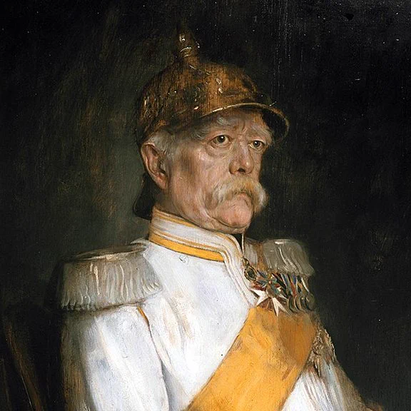 Portrait of Otto Eduard Leopold von Bismarck, by Franz von Lenbach.