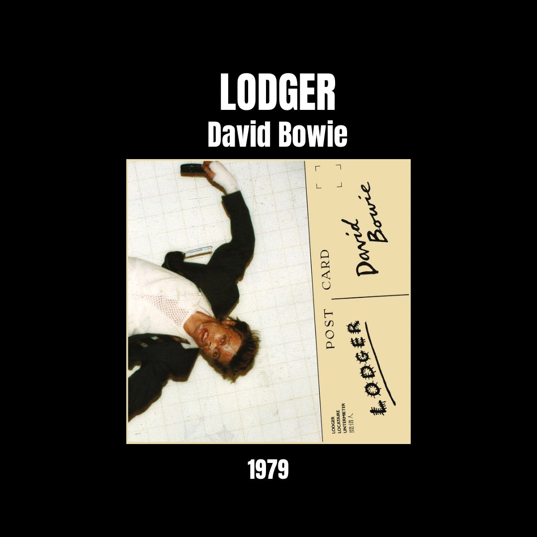 Se cumplen 45 años de Lodger! El 25 de mayo de 1979 se publicaba Lodger, decimotercer álbum de estudio del cantante David Bowie