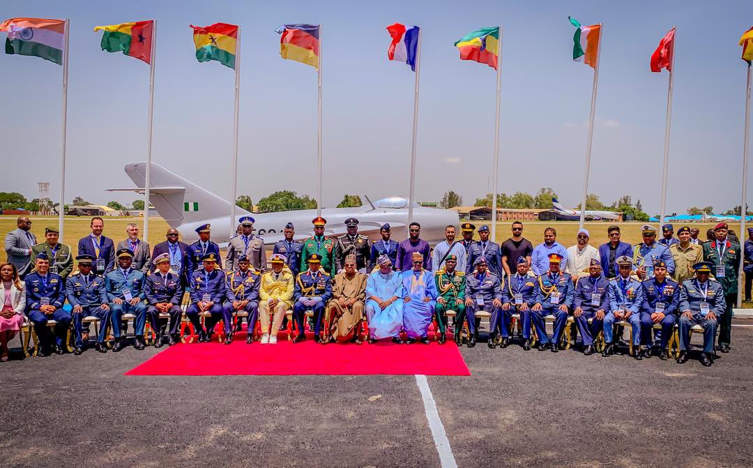 Hudu_Matawalle (@hudu_matawalle) on Twitter photo PHOTO NEWS:
The Hon. Minister of State for Defence <a href="/Bellomatawalle1/">Dr. Bello Matawalle</a> has today attended the Nigerian Airforce Ceremonial Display, Flying Out Parade and Aerial Display which was held at the Nigerian Airforce Base, Kaduna. The Minister urged personnel to redouble their efforts.
1/2 PHOTO NEWS:
The Hon. Minister of State for Defence <a href="/Bellomatawalle1/">Dr. Bello Matawalle</a> has today attended the Nigerian Airforce Ceremonial Display, Flying Out Parade and Aerial Display which was held at the Nigerian Airforce Base, Kaduna. The Minister urged personnel to redouble their efforts.
1/2