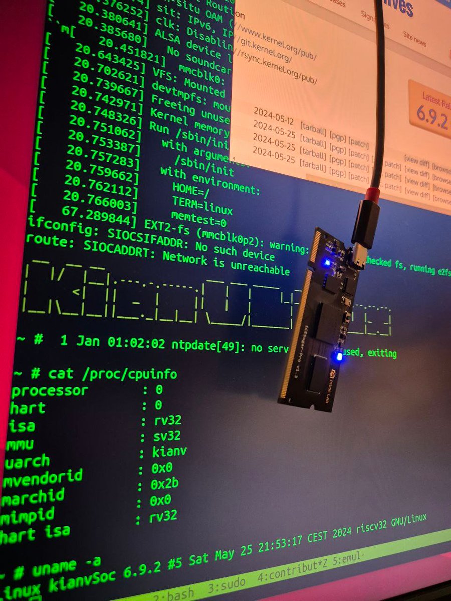 splinedrive's tweet photo. Update alert: We are now running with the stable Linux kernel 6.9.2. Where else can you find this? Of course, only with me, the #LogicDestroyer. The name says it all! https://t.co/ETaE1mReOx