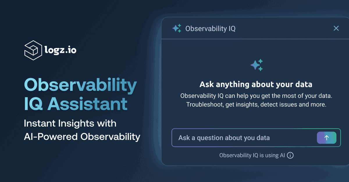 Logz.io Launches 'IQ Assistant' to Enhance Observability Practices, Empowering Users with Instant Insights #AI #AItechnology #artificialintelligence #IQAssistant #llm #Logzio #machinelearning #ObservabilityIQ multiplatform.ai/logz-io-launch…
