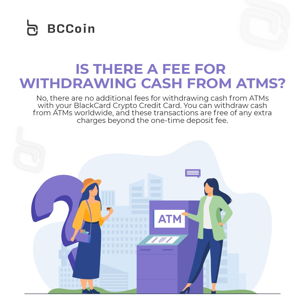 No fees for cash withdrawals from ATMs with your BLackCard Crypto Credit Card!!!!

#BcCoin #Blackcardcoin #crypto #binance #bitcoin #cryptocurrency #crypto #btc #trading #ATM #CryptoCreditCard #zerofee #cashwidthdrawal