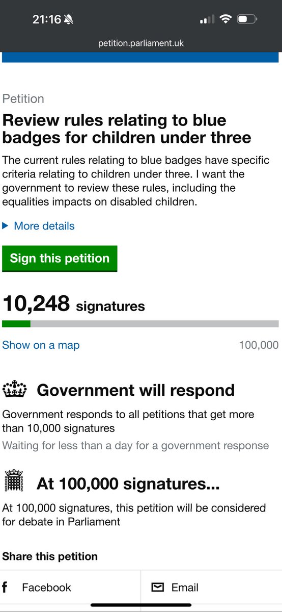 I’m trying to respond to everyone, but I don’t think it’s possible. I want to say thank you. Thank you. This is unlikely to make a difference to my children (I’ve got 3 disabled children under 3) but you might have made a difference to others - & that means the world to me