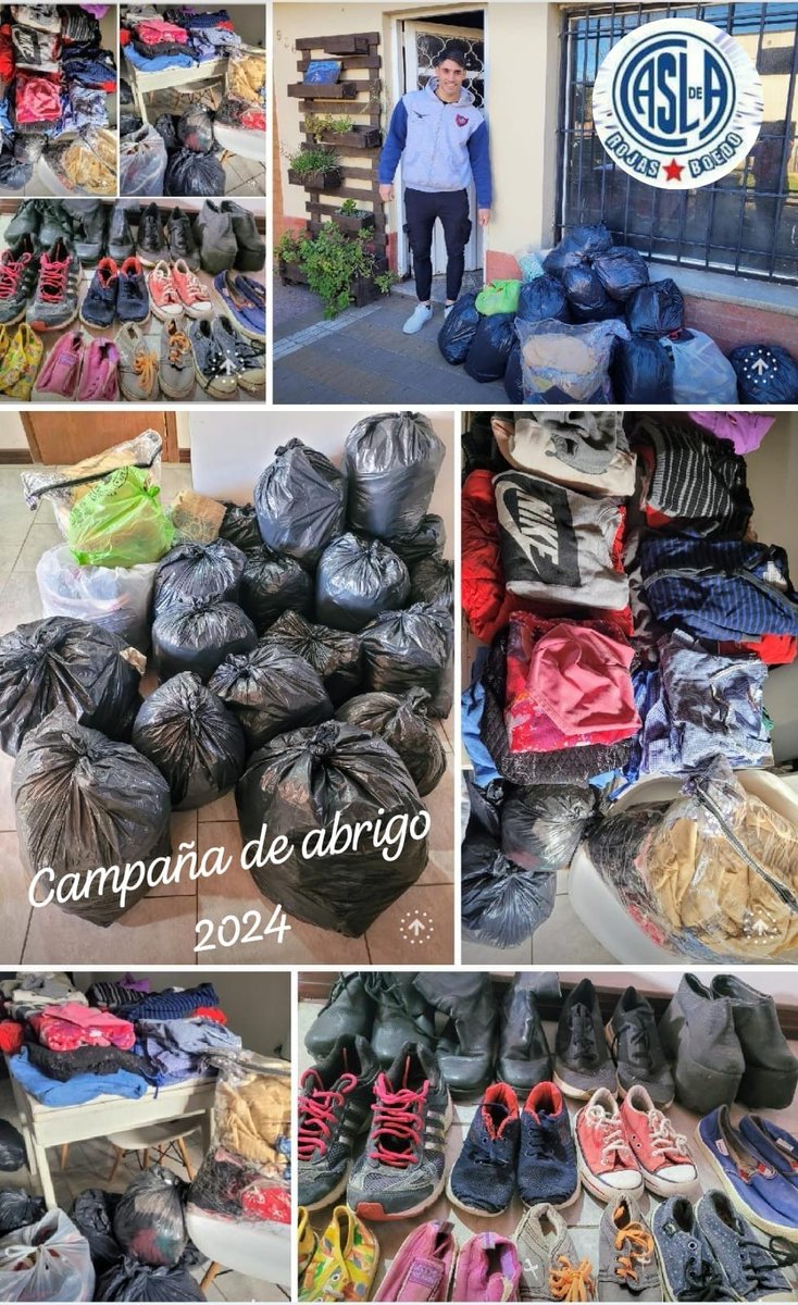 TrecedeagoRojas's tweet photo. En el día de hoy entregamos  ropa de abrigo a el centro de día infancias libres.
Gracias a cada uno de los rojenses por ayudarnos a colaborar. 
#SomosSanLorenzoEnRojas💙❤
#SLFederal
#MasQue90Minutos
#AcciónSocial 
#CampañaNacionalDeAbrigo
@peniascasla https://t.co/zTWJ1HEnYY