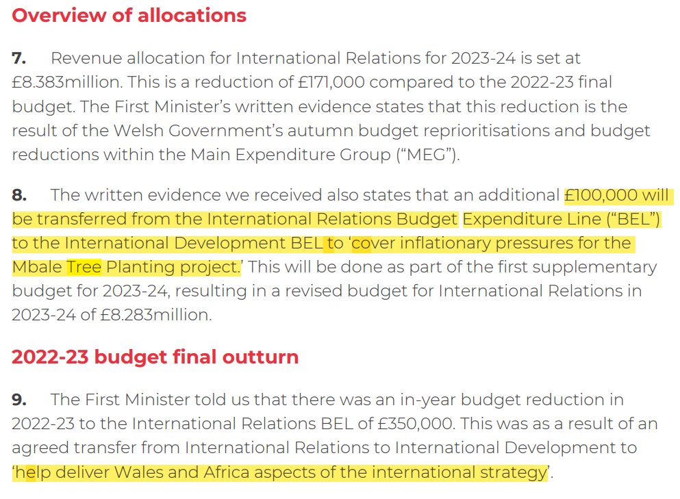 Wales' (apparently real) foreign service lost part of its budget to cover overruns on a Uguandan tree planting scheme. Its (also real) foreign aid blob seems to have been winning the internal battle to define Drakeford's Africa Strategy. But will Gething opt for harder power?