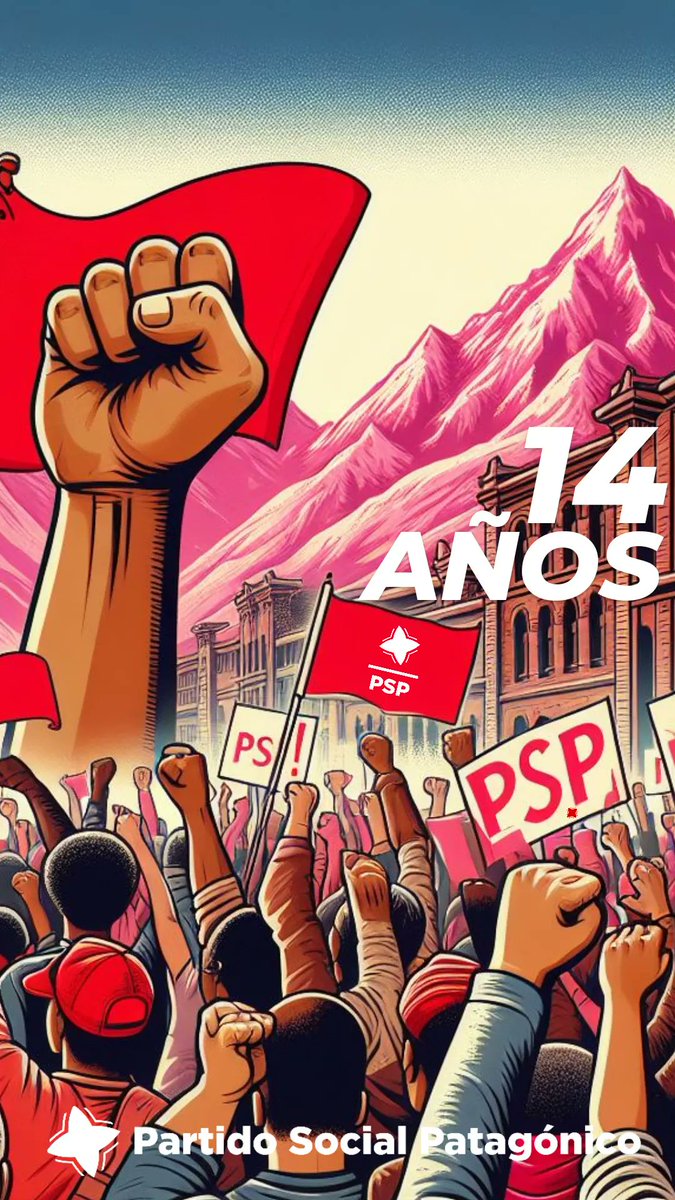 #14añosPSP
#25deMayo
♥️✊🌹♥️✊🌹♥️✊🌹♥️
#PartidoSocialPatagonico #SocialPatagonico #14años  #ConfederacionSocialista #TierraDelFuego  #LaPatriaNoSeVende 
@psptdf @juvPSP