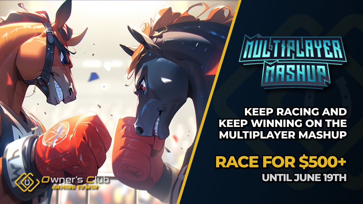 🏇Multiplayer Mashup is in Full Swing!🏇 Hey fam! Keep those competitive spirits high and continue participating in the Multiplayer Mashup event! 🏆 Flex your racing skills, win epic prizes, and rack up those raffle tickets and GEM rewards. The more you race, the more you earn!