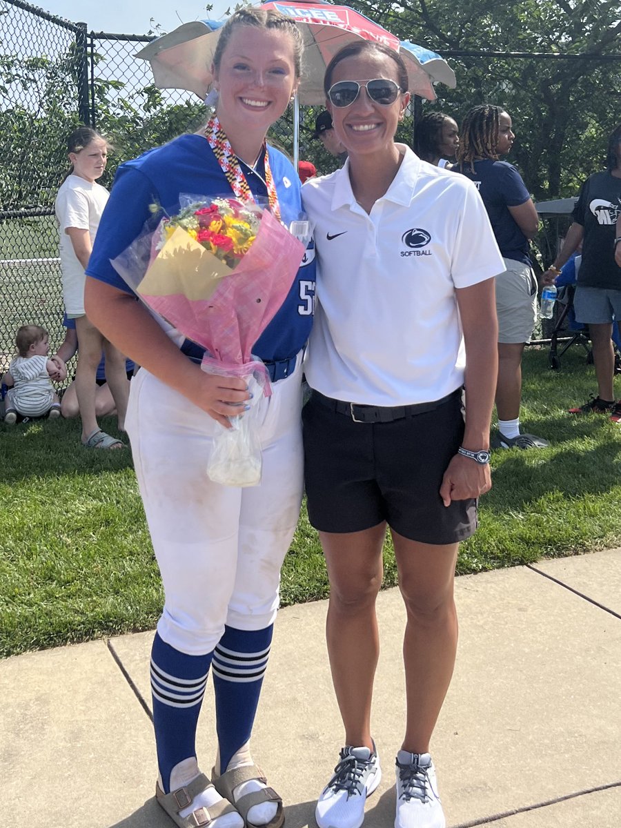 Awesome to Watch Our Future Penn Stater Win a State Championship Today!!😬Congratulations @AbiBritton56 and Allegany High School!!🏆🥇#WeAre @PennStateSB