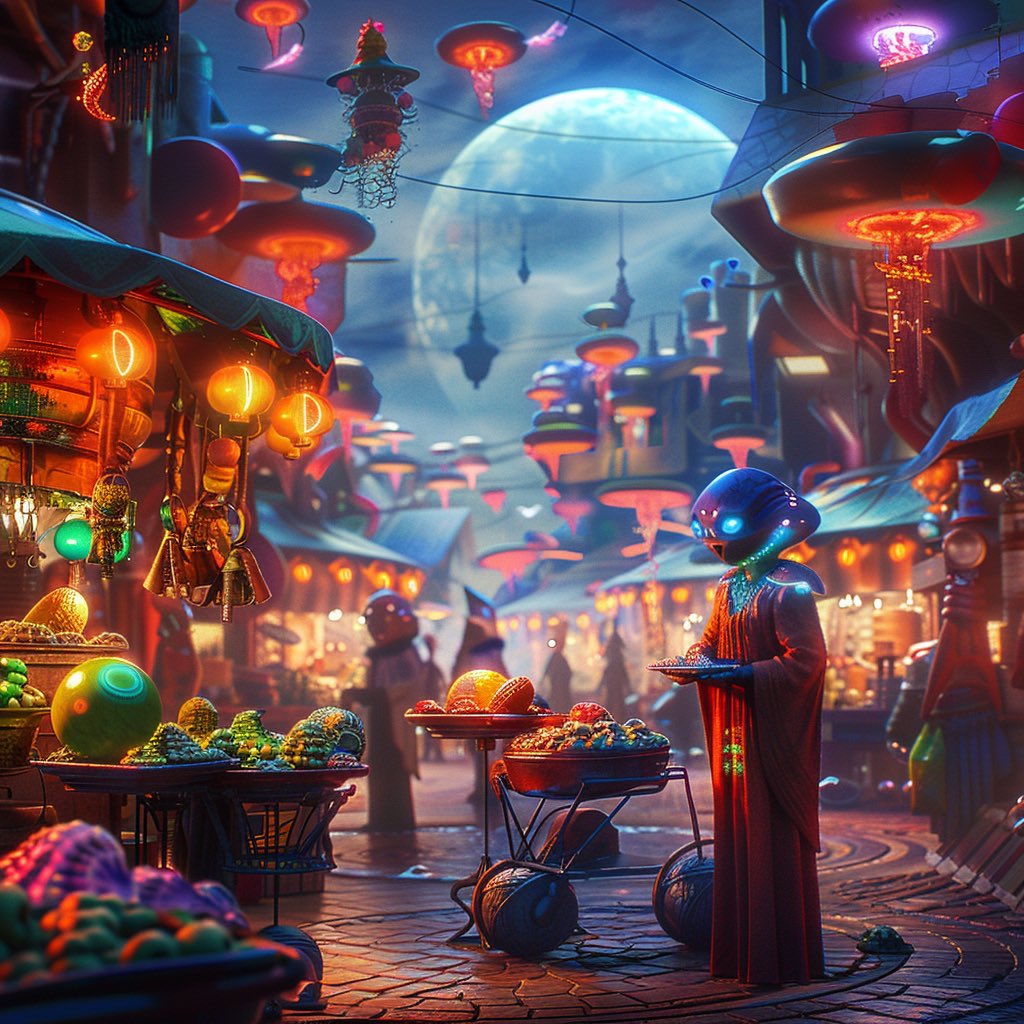 NonLocalityGuy's tweet photo. ๐ฅ๐ฆ๐ฉ#scifiart #AlienBazaar๐ธโจ https://t.co/DP4VOtXaWM