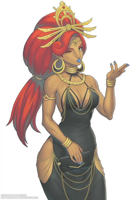 Urbosa #Zelda #BreathoftheWild #ウルボザ 