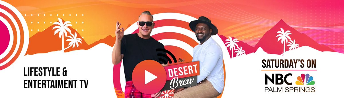 Tune in tonight to @NBCPalmSprings as The Desert Brew’s Gene W Howell and Rasheed chat up the indomitable Lynne Jassem, tap dancing her way through history and gender identity, plus get a high flying tour of the @PSAirMuseum nbcpalmsprings.com/2023/06/09/the…