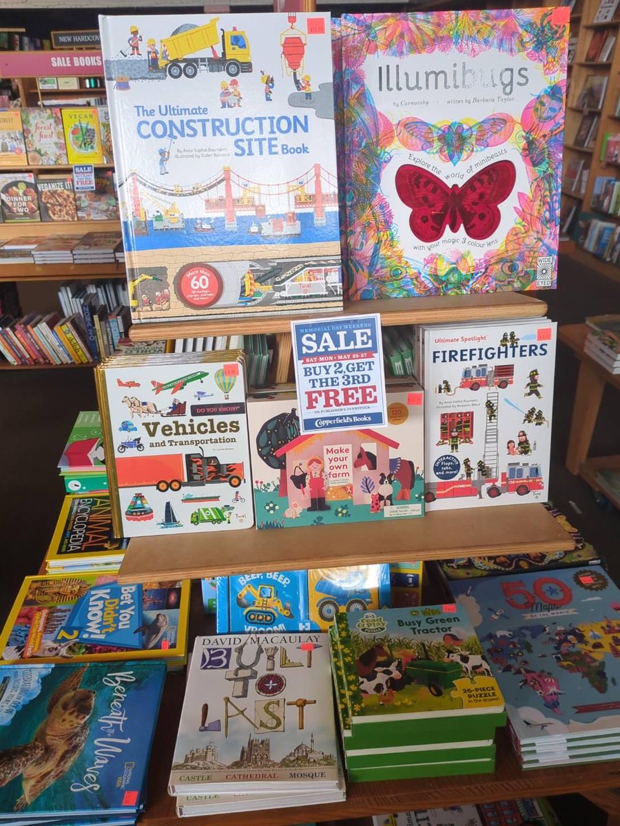 Copperfields's tweet image. Last day to save! Join us for the end of our Memorial Day sale (5/27) and pick up some great books! #copperfieldsbooks #supportindiebookstores💛#memorialdaysale @montgomeryvillageca @marincountrymart @downtownnovato @golocalsoco