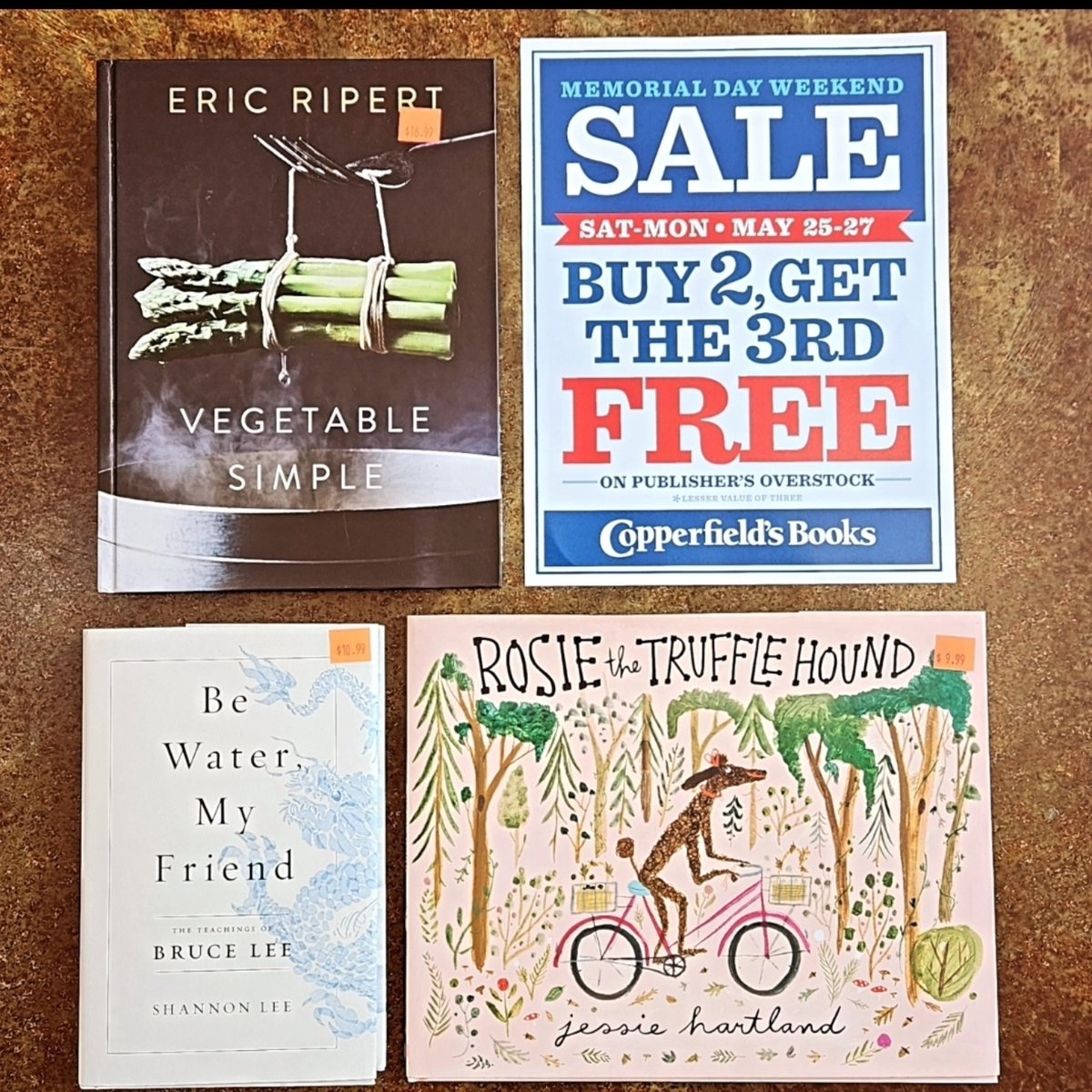Last day to save! Join us for the end of our Memorial Day sale (5/27) and pick up some great books! #copperfieldsbooks #supportindiebookstores💛#memorialdaysale @montgomeryvillageca @marincountrymart @downtownnovato @golocalsoco