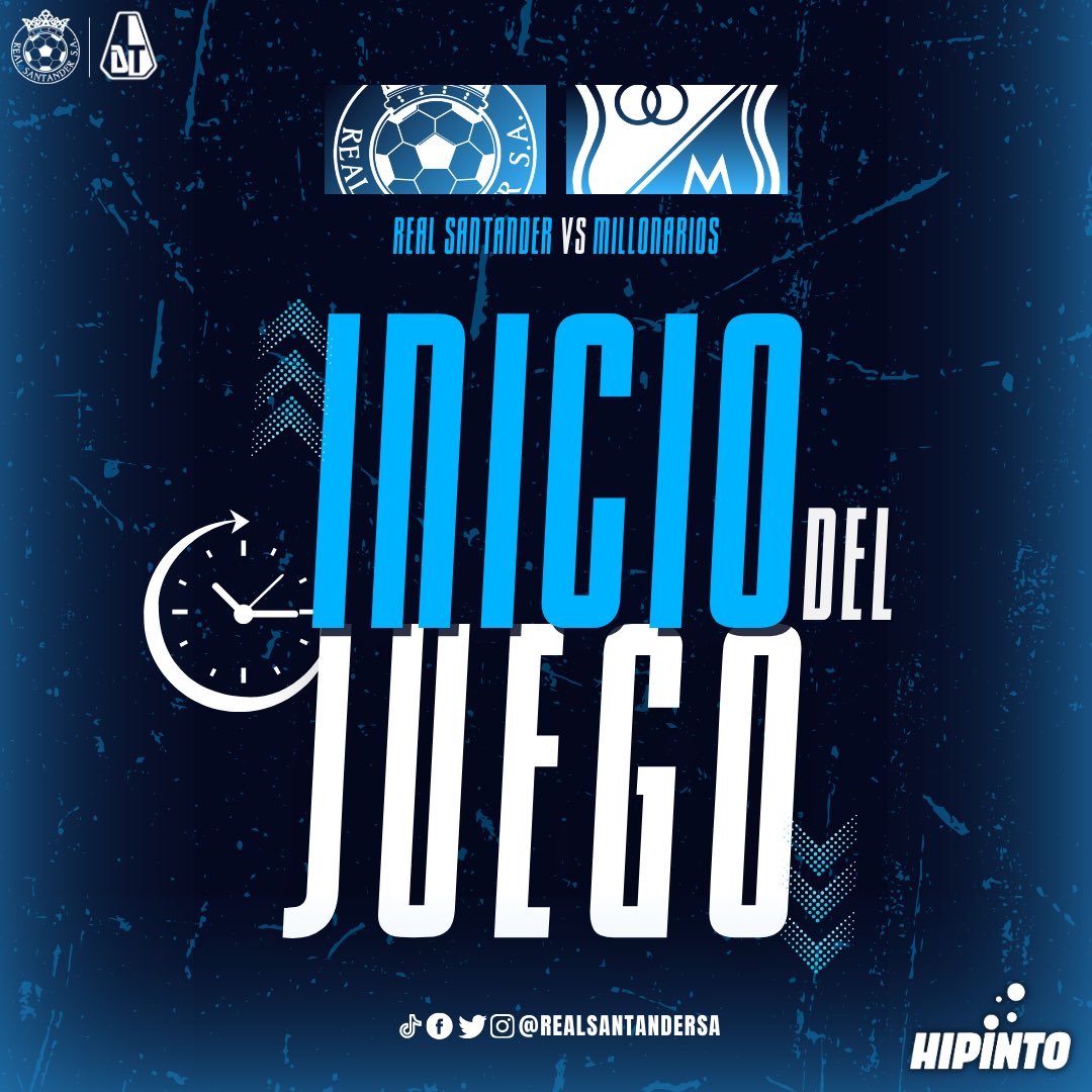 Inicia el compromiso en Villaconcha 🏟️ ¡VAMOS GUERRERAS! 🙌🏼🔥

Real Santander 0-0 Millonarios 

#UnSueñoReal
🩵🤍⚽️

🫱🏼‍🫲🏽 <a href="/cdtolimafem/">Club Deportes Tolima Femenino.</a>