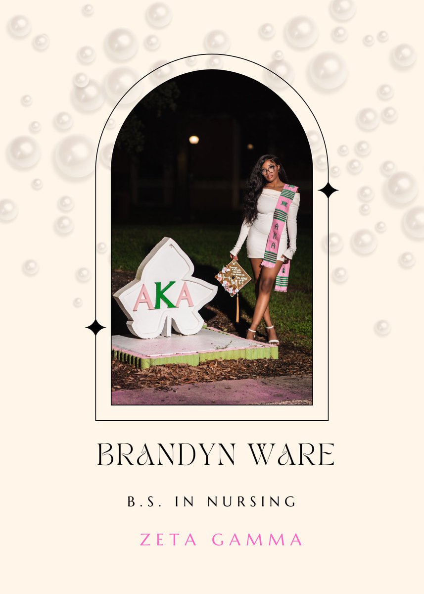 PV_AKAs's tweet photo. Please join us in celebrating Brandyn Ware, a Spring 2024 graduate with a B.S. in Nursing. https://t.co/E6eziwwTbZ