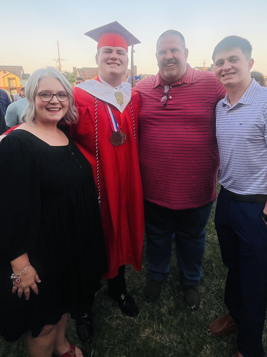 No more high schoolers in this house! We did it, I mean, Caleb did it! Proud of our boy. He’s a good boy!