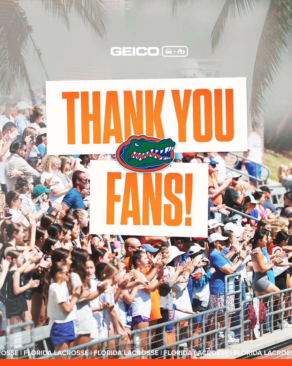 Thank you for believing in us all season long, Gator Nation! We appreciate your support more than you know. See you in 2025 🧡💙 #FLax | #GoGators | @GEICO