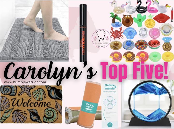 💐💐💐 Hey Warriors🥳! Here's an awesome round up of the Top Five Best Selling items I posted for you yesterday!💗 👉 Moving Sand Art! (8XXS3SU6) ——> shop.humblewarrior.com/amazon/wrEFR 👉 Chenille Striped Bath Mat! ——> shop.humblewarrior.com/amazon/SeDYu 👉 Revlon So Fierce! Eyes Wide Open Mascara! ——>