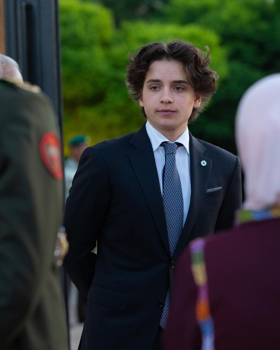 الملكة رانيا والأمير هاشم بن عبدالله بمناسبة احتفالات استقلال الأردن الـ 78 ❤️🇯🇴