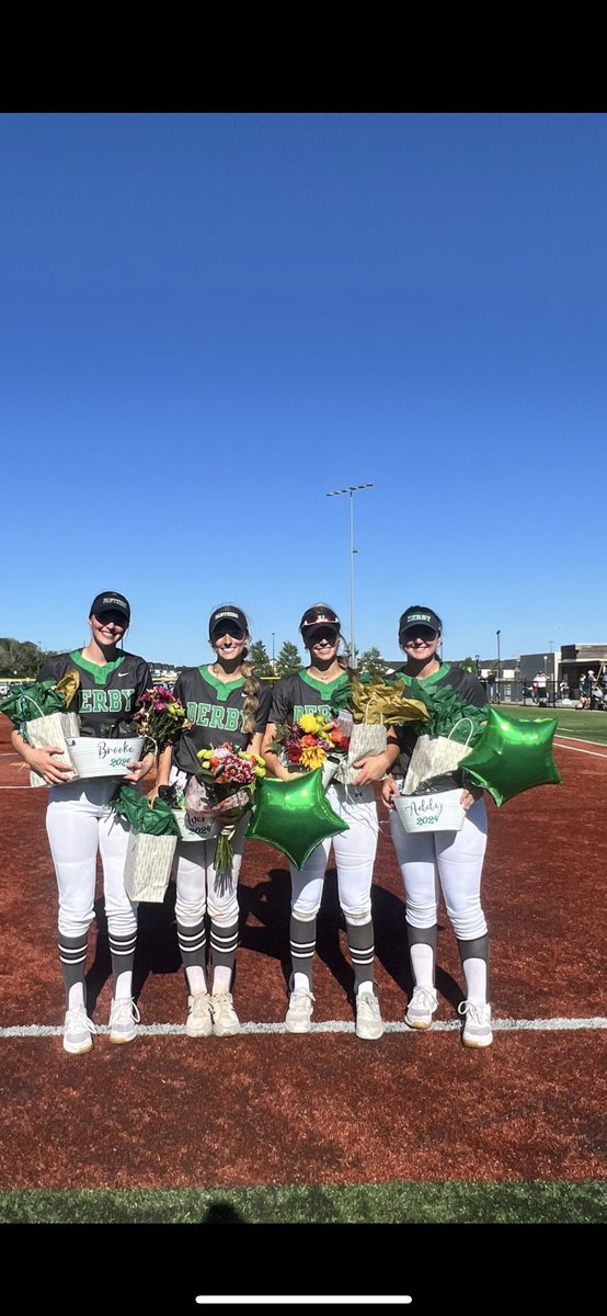 Derby_Softball's tweet photo. Not the ending we wanted. Finished the season 24-5, state qualifier. Thank you seniors for your hard work &amp; commitment. Seniors compiled a record of 84-16, 2023 AVCTL league co-champion,3rd at state. 2022 won  VC tourny and 3rd at state. You have left your mark on Panther SB! https://t.co/DGhv0onVhJ