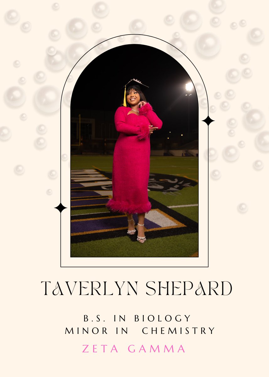 PV_AKAs's tweet photo. Please join us in celebrating Taverlyn Shepard, a Spring 2024 graduate with a B.S. in Biology and a minor in Chemistry. https://t.co/DajiFongCx