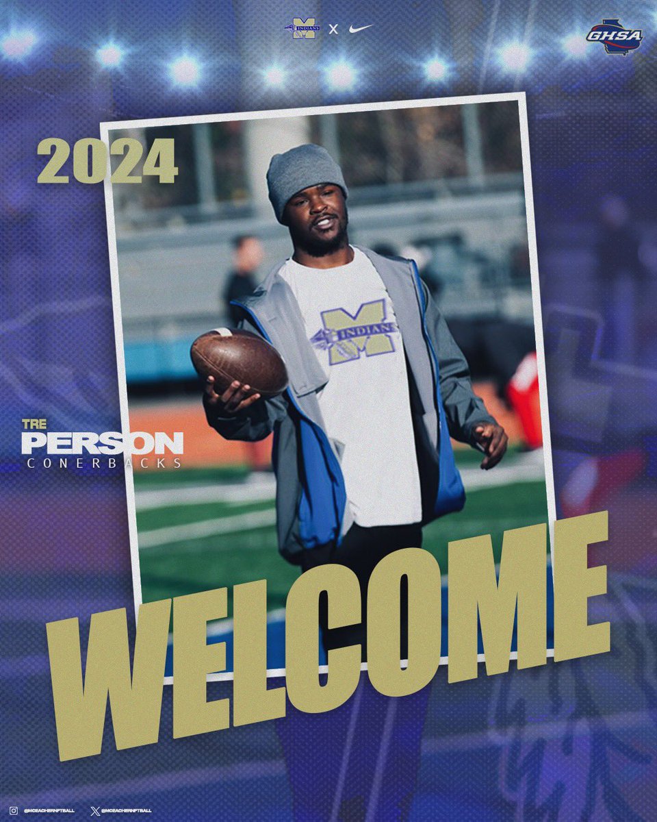One of the fiercest competitors I’ve ever coached! 

Coach Person played at Westlake &amp; collegiately at Michigan State! Excited for his mentality &amp; skill to rub off on our DBs!

Indian nation, let’s welcome coach Tre Person <a href="/CoachTreSAVAGE/">Coach Tre</a> to Powder Springs!

#Tribe | #TheLabelⓂ️