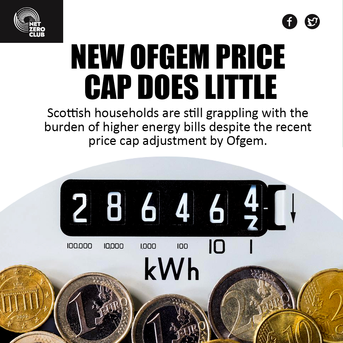 Scottish households face high energy bills despite Ofgem reducing the price cap from £1,690 to £1,568 starting July 1, saving £122 annually. Visit net-zeroclub.co.uk to learn more.
#energycrisis #energybills #scotlandenergy #ofgempricecap #fuelpoverty #energydebt