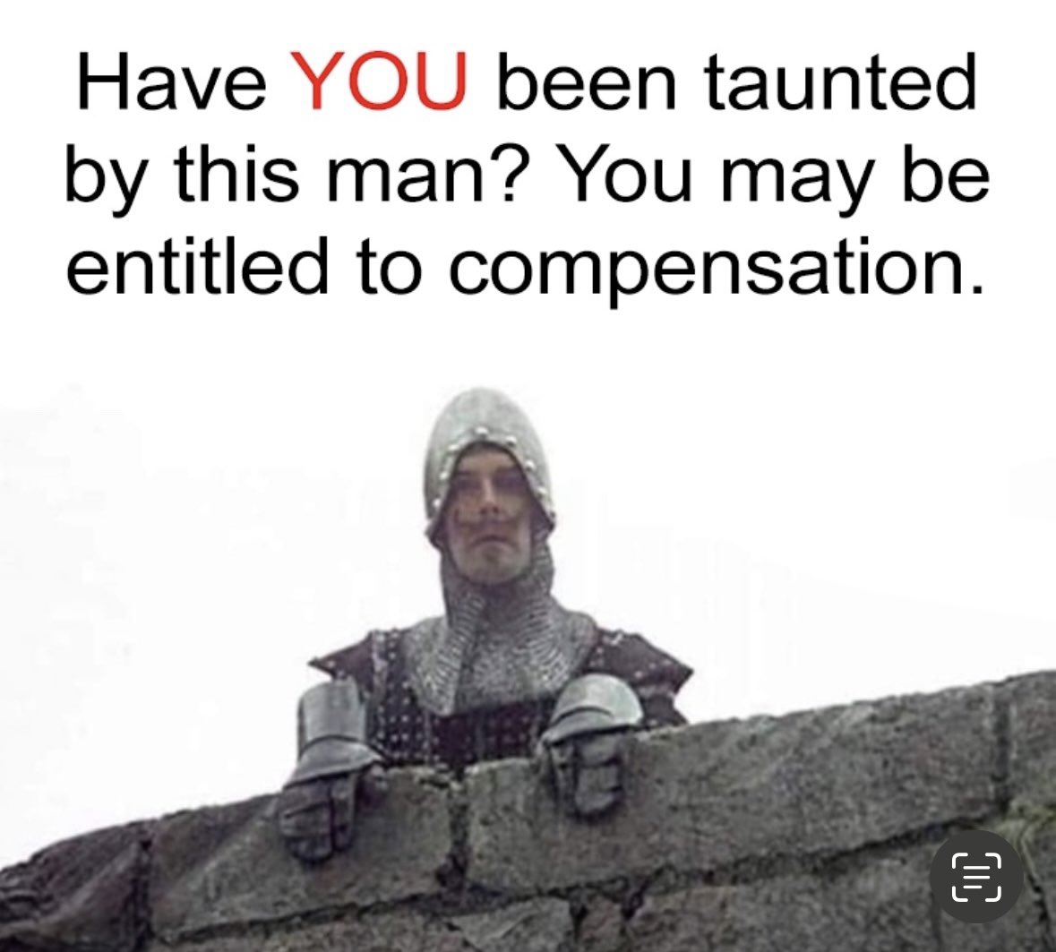 JohnCleese's tweet image. A funny chap by the name of Liam McCarthy sent me a message with this post demanding compensation! 🏰💰🤣

Post by USA Kilts

#frenchtaunter #montypython #montypythonandtheholygrail #hilarious