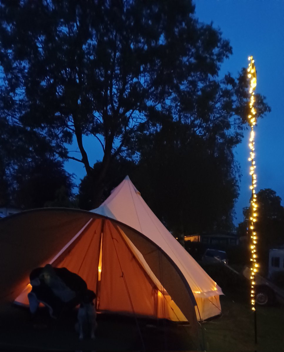 First camping trip for 2024 and a UK bank holiday weekend, so naturally, it's raining. Super cozy though and love listening to the rain on the tent.