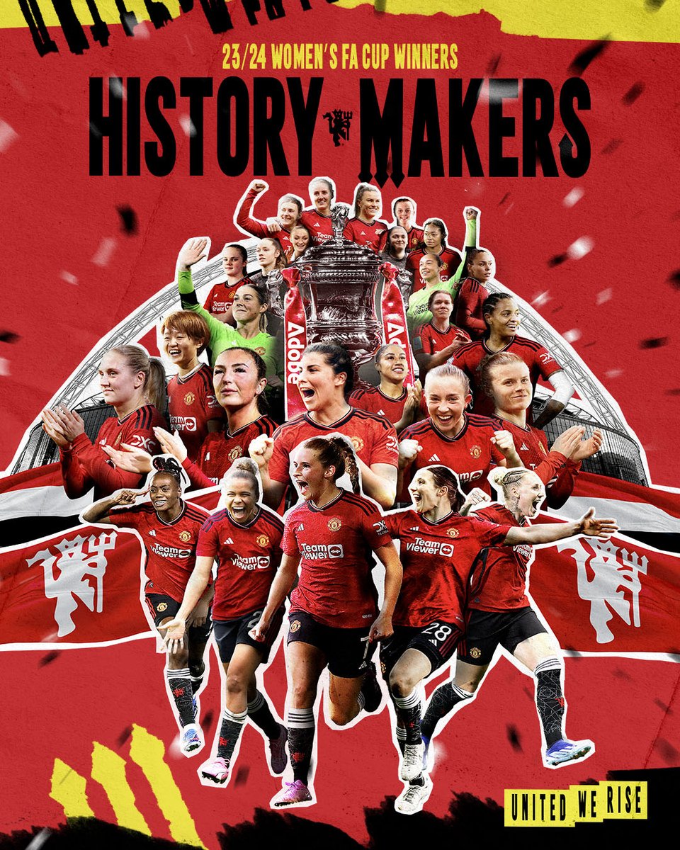 MelodyUnited's tweet photo. Manchester United mengawinkan gelar juara Piala FA pria dan wanita musim ini ❤🤍🖤

#MUFC #FACup
#MUWomen https://t.co/kswK8jas42