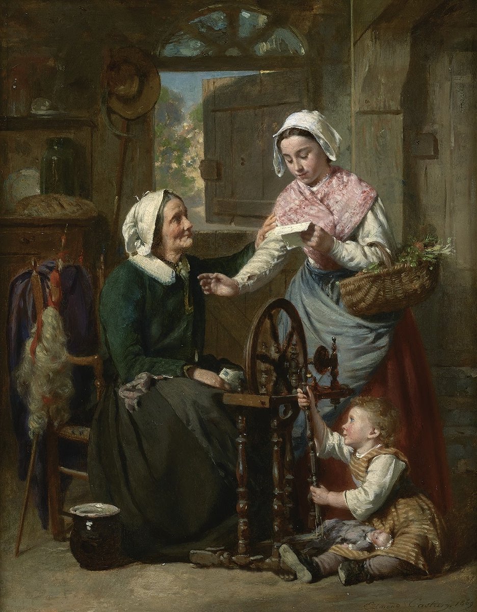 Marian98493084's tweet image. Pierre Jean Edmond Castan
(French, 1817-1892)
#genre #painter #classicism #art 
#oiloncanvas #realism #portrait