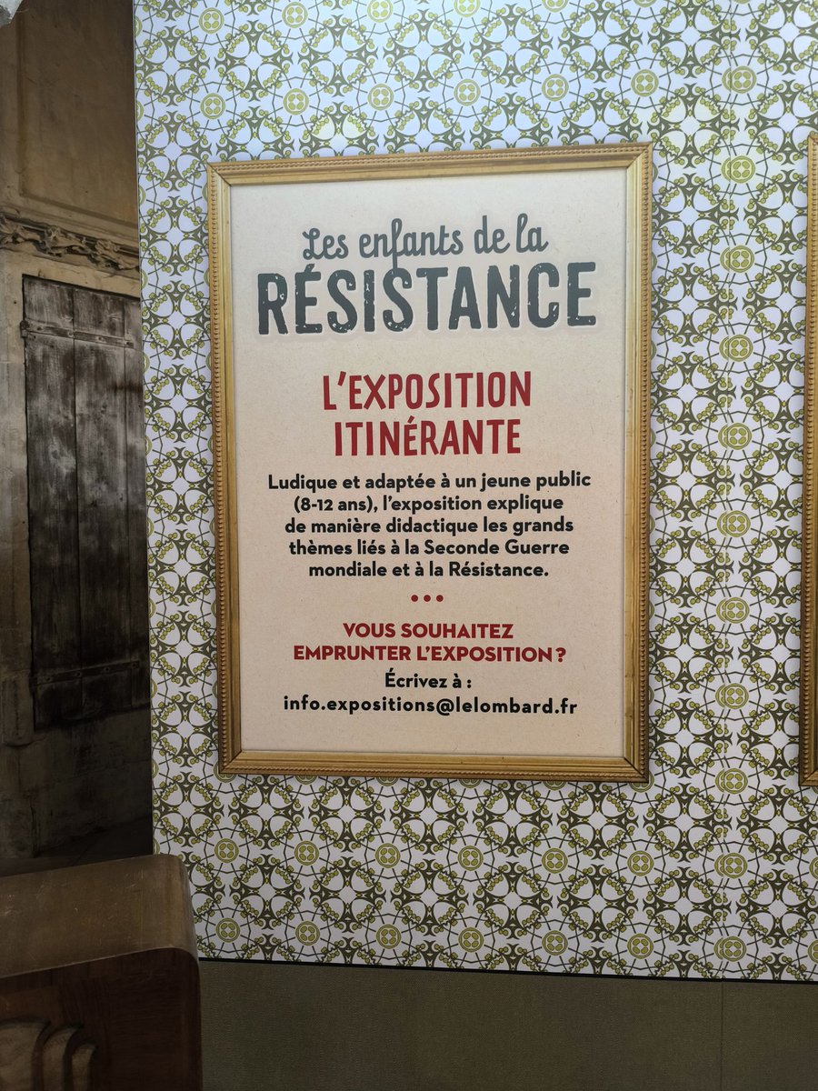 La ville de Caen propose une expo : Les enfants de la résistance. Tout sur la seconde guerre mondiale est expliqué aux enfants. Un petit jeu ludique également. Bravo pour le bout et flippant les similitudes avec notre époque. Vraiment on réitère toujours les mêmes erreurs.