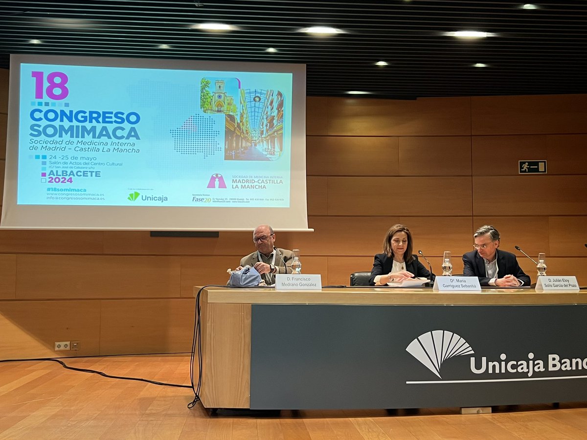 Comenzamos #18congresosomimaca <a href="/SOMIMACA/">SOMIMACA</a> <a href="/Sociedad_SEMI/">Sociedad Española de Medicina Interna (SEMI)</a>