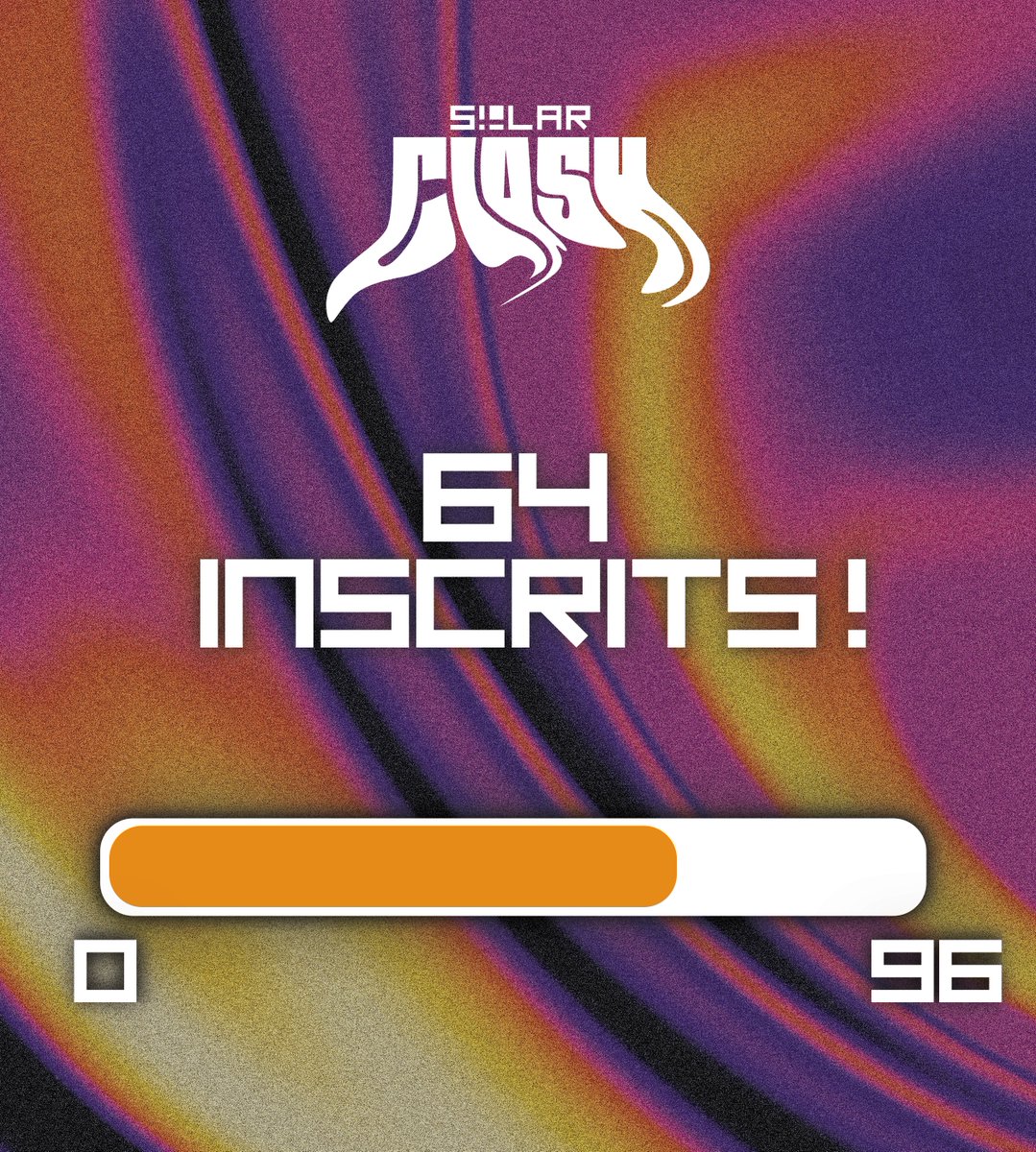 ☀️ Solar Clash ☀️

Vous êtes 64 inscrits pour notre événement qui a lieu samedi prochain ! Cela veut dire que <a href="/AzyphSSB/">EXA | Azyph</a> et <a href="/SaoraSSB/">Saora</a> vous feront gagner le dernier Paper Mario sur Switch lors du Quizyph !

Il ne vous reste que jusqu'à mardi 18h pour vous inscrire, alors foncez !