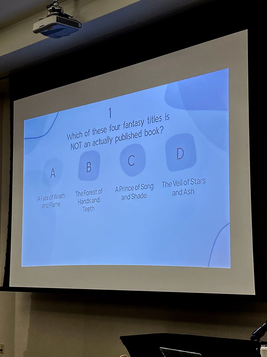 abbybarnett13's tweet photo. This was actually the funniest trivia question last night #BooknetFest https://t.co/7pAUAAewz2