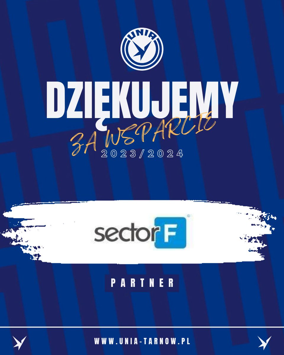 Sector F dziękujemy za wsparcie w sezonie 2023/2024🤝