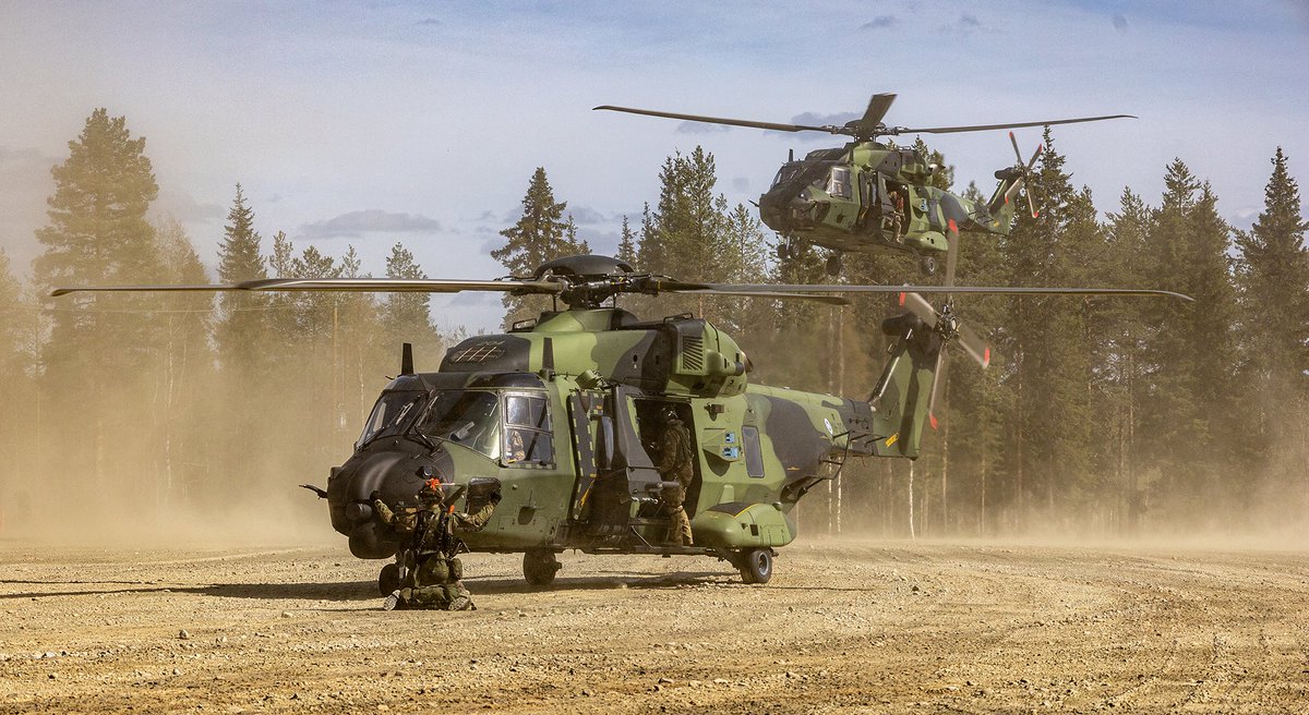 TF Arctic Storm represents REDFOR in the #NorthernForest24 exercise and will do everything to ensure that when the smoke clears, Naarmankaira will be under its control. As the commander said, 'We will be Simple, Fast, and Nasty.'
maavoimat.fi/-/taistelu-naa…
#StrongerTogether