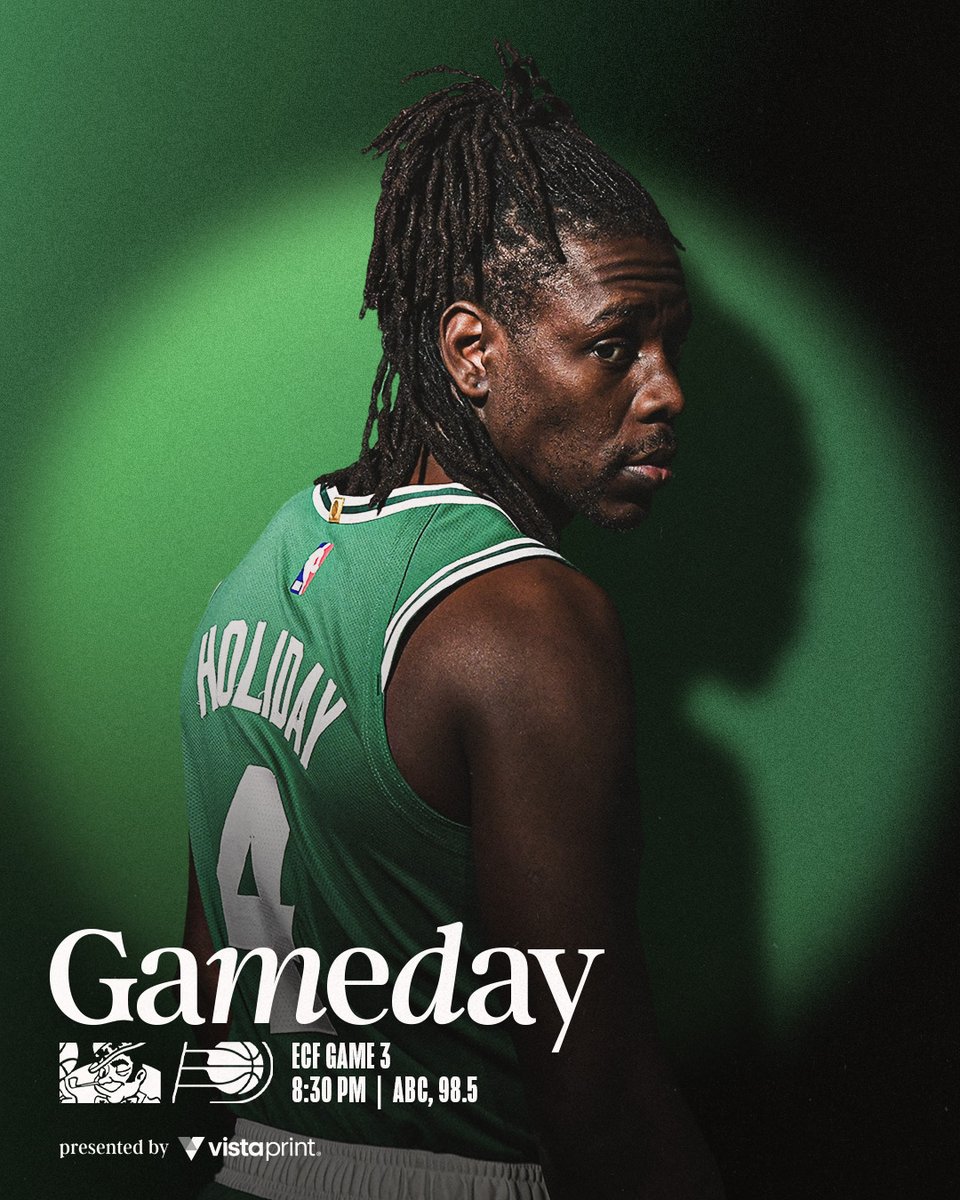 TONIGHT ☘️ ECF Game 3 ⏰ 8:30 PM 🆚 @Pacers 📺 ABC 🎙️ @985TheSportsHub #DifferentHere
