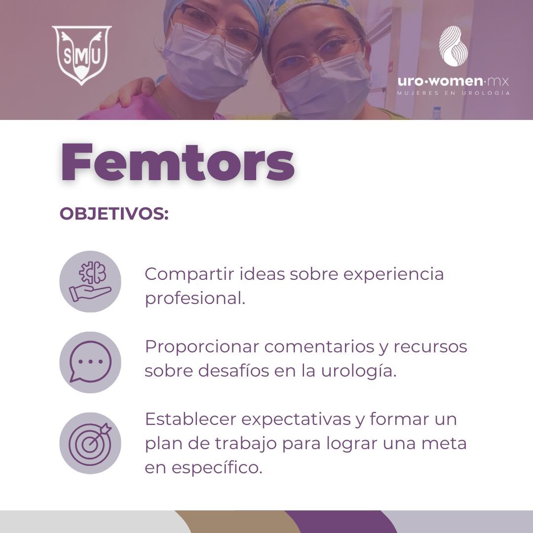smumexico's tweet image. ¡Únete al programa de #Urowomen como #Femtor! ✨👩‍⚕️ Comparte ideas sobre experiencias profesionales, brindando orientación profesional a residentes de urología. 
📲 ¡Regístrate para ser parte! bit.ly/Urowomen_Mento…

#SMU24 #UroWomen #UrologíaEnMovimiento