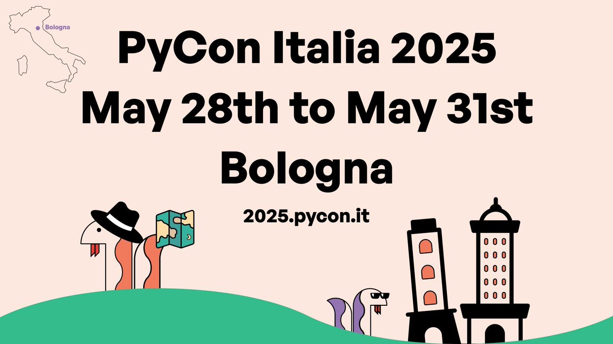 pyconit's tweet image. THANK YOU for joining us at PyCon Italia 2024!
We can't wait to welcome you again in Bologna next year!
2025.pycon.it
#PyConIT2024