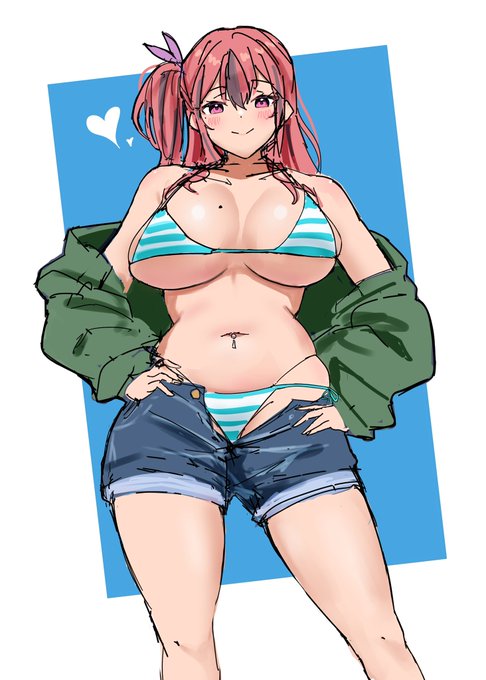 縞ビキニ大好きマンです☺️🫶✨ 