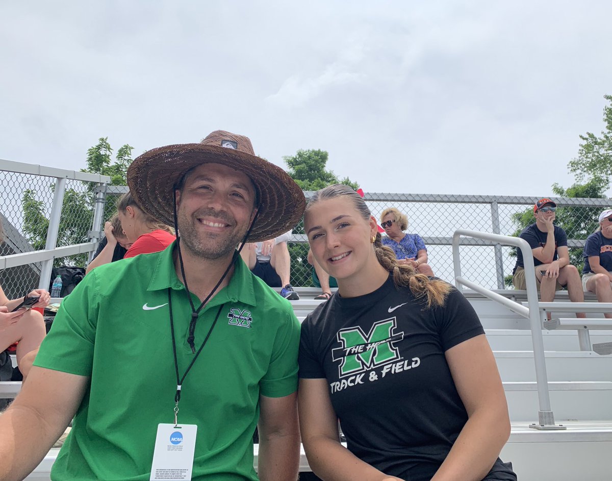 The final Marshall athlete representing the Herd in 2023-24, Rebecca Merritt! Women’s Discus starts at the top of the hour! #WeAreMarshall