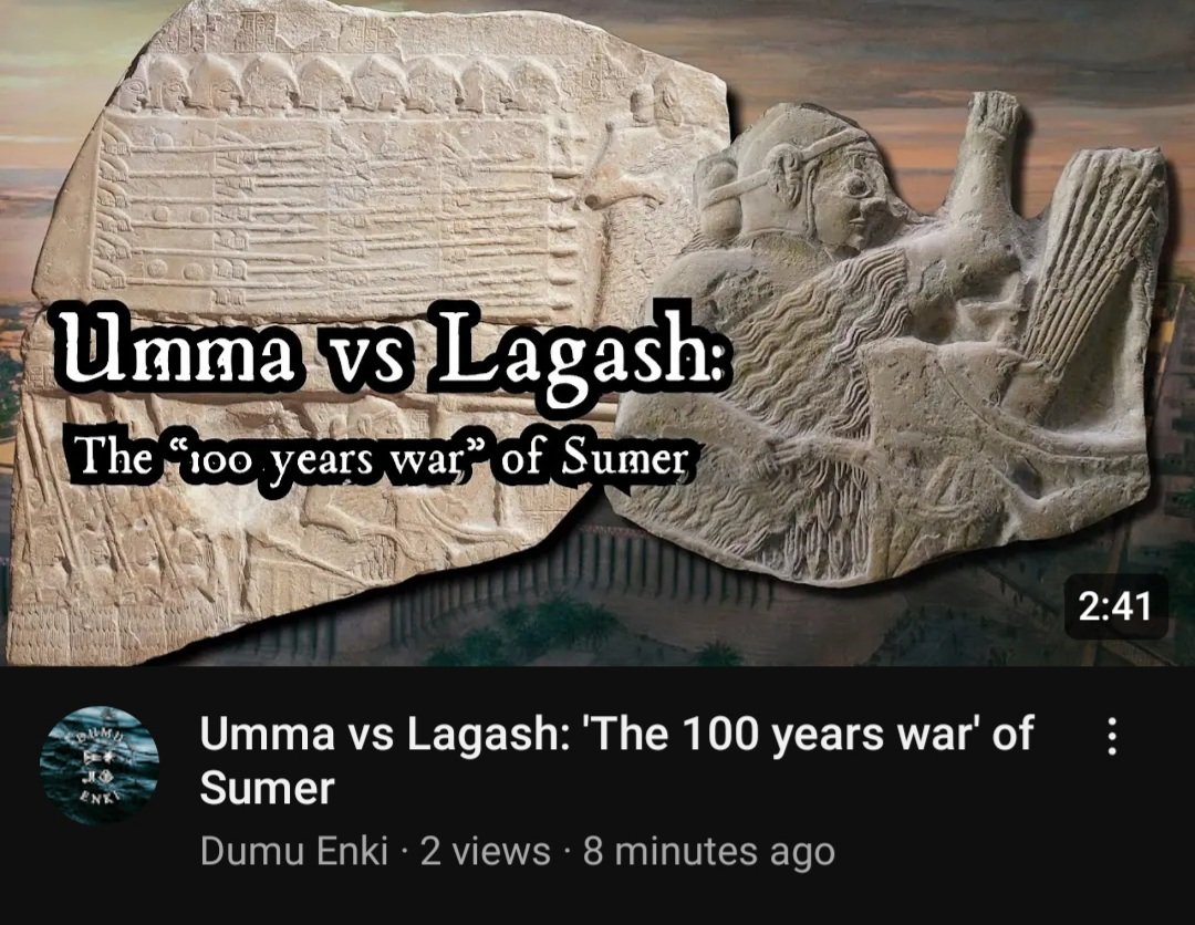 youtu.be/1a-t3SDf2Us?si…

Some more bitesize history for ya'll!
#sumerian #cuneiform #mesopotamia #ancientmesopotamia #ancienthistory